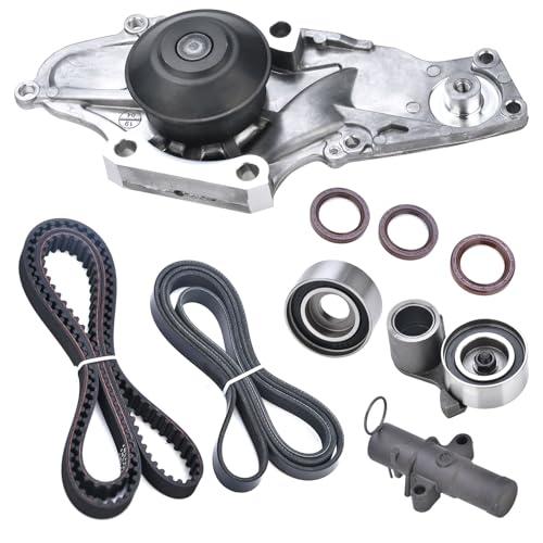 Nakuuly Timing Belt Kit with Water Pump Compatible with 2003-2018