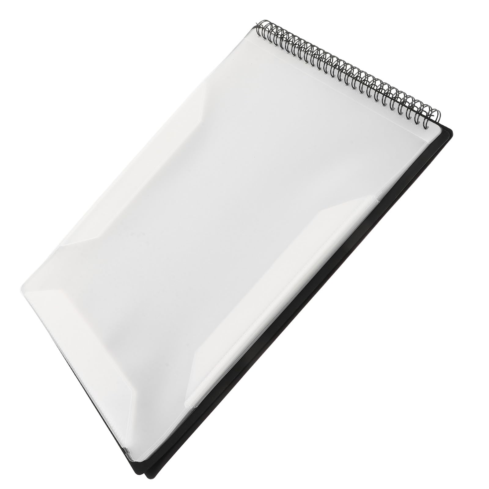 YARNOW Cartella per Spartiti A4 Orizzontale Nera, Raccoglitore Flip per Spartiti di Clarinetto, Tromba e Lira, Organizzatore Pieghevole per Canto a Voci e Banda Musicale
