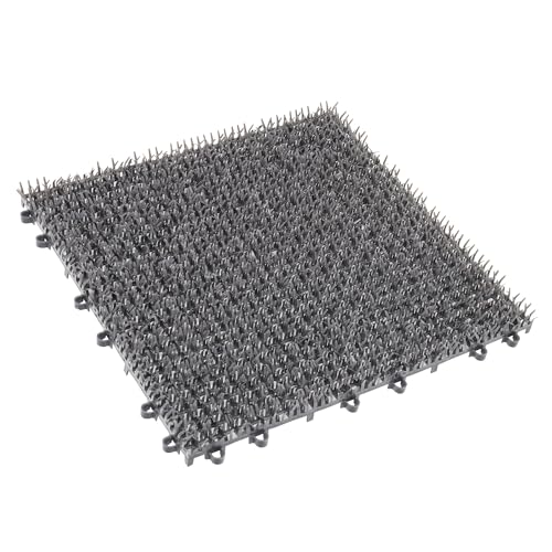 WERKA PRO Graue Kunstrasenplatte 30 x 30 cm 6er-Pack