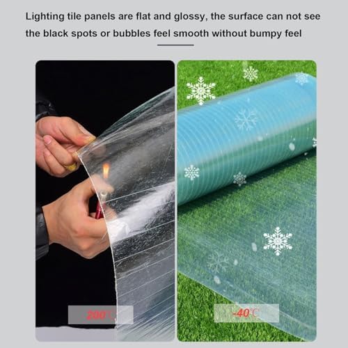 Polycarbonate Greenhouse Panels, Waterproof & Impact-Resistant Replacement Glass, Easy to Cut for Gardening, Farming, Agriculture, Patio Canopies