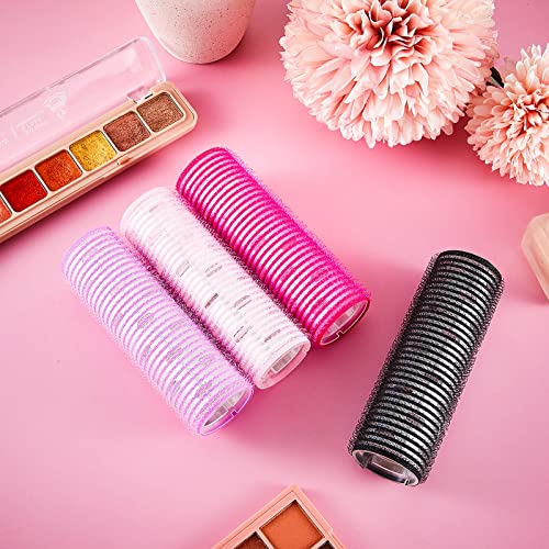 8 Pieces Assorted Hair Rollers For Bangs Aluminium Core Curler Roller Self Grip Roller Self Holding Roller Hairdressing Curler For Long Hair Bang Jumbo Roller Women Hairstyle, 4.1 X 1.2 Inch #TOP6