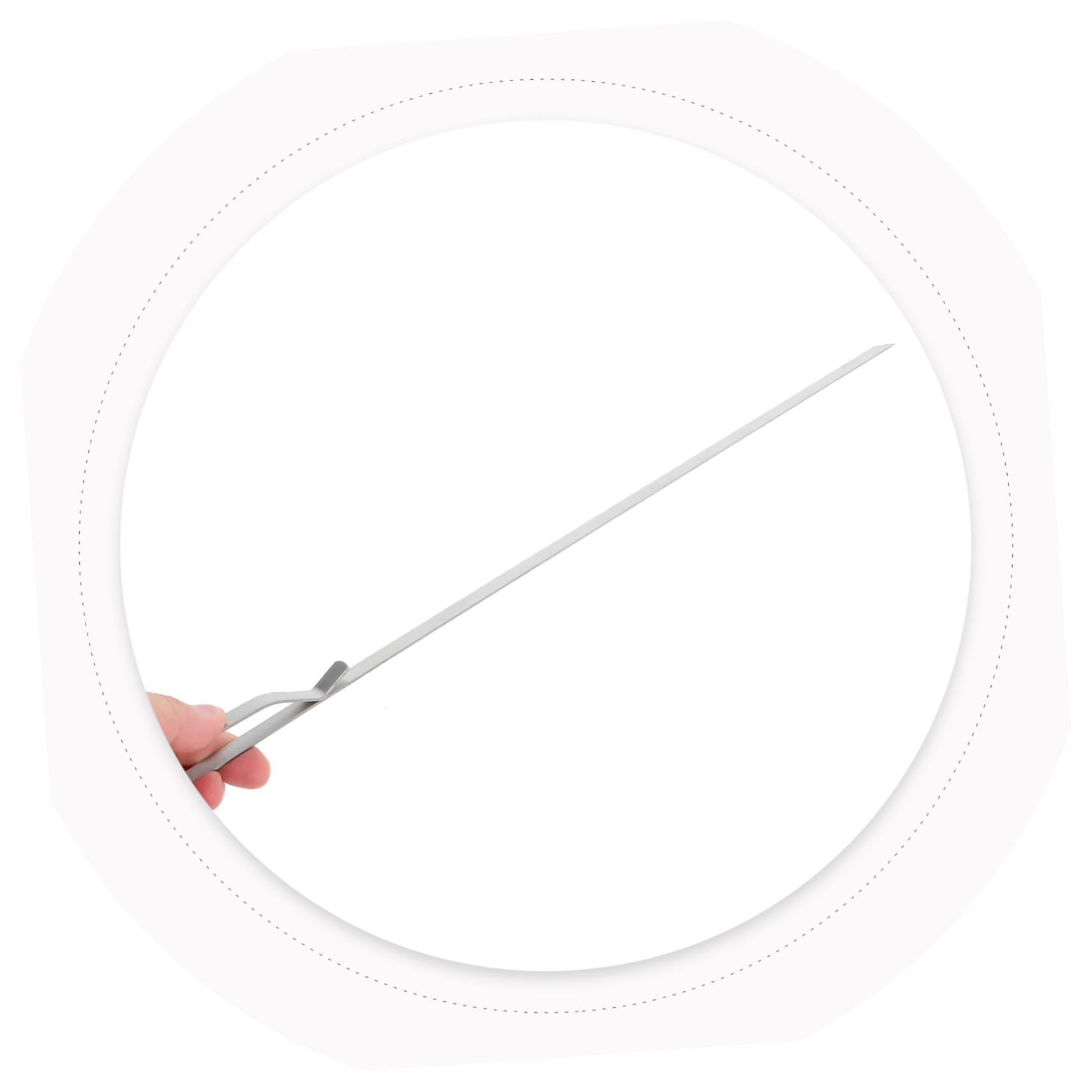 Set di Spiedini da Barbecue in Acciaio Inox, Antiruggine, Base e Borsa, per Carne e Verdure, Facile Infilare, per Feste All'aperto