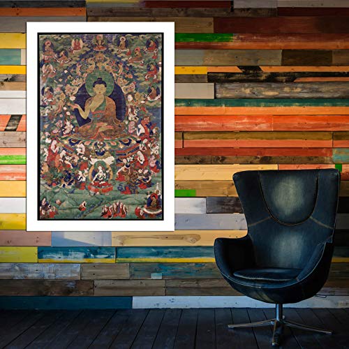 Affiche Bouddha Shakyamuni grande taille poster deco zen salon impression archivage - 6