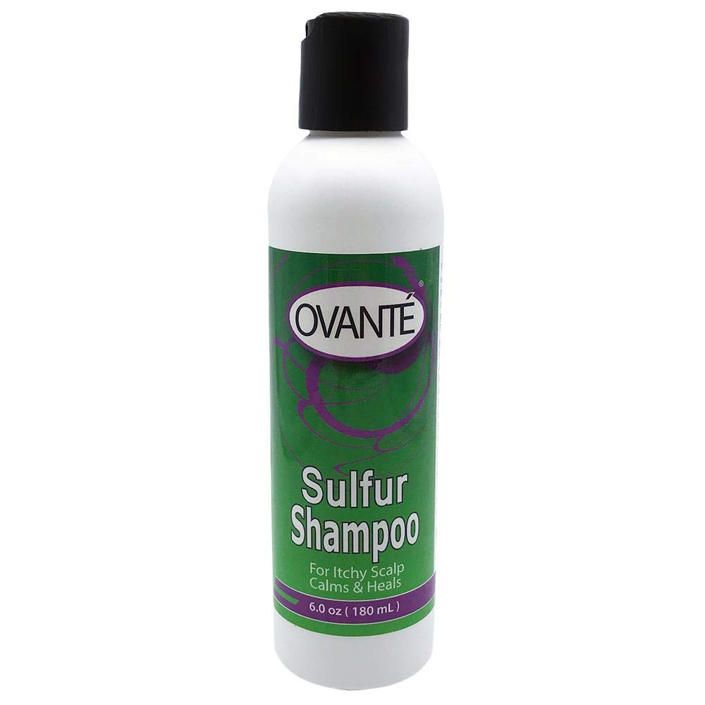 OVANTE White Sulfur Shampoo - Scalp Treatment for Acne, Folliculitis, and Dandruff in Men & Women - 6.0 oz