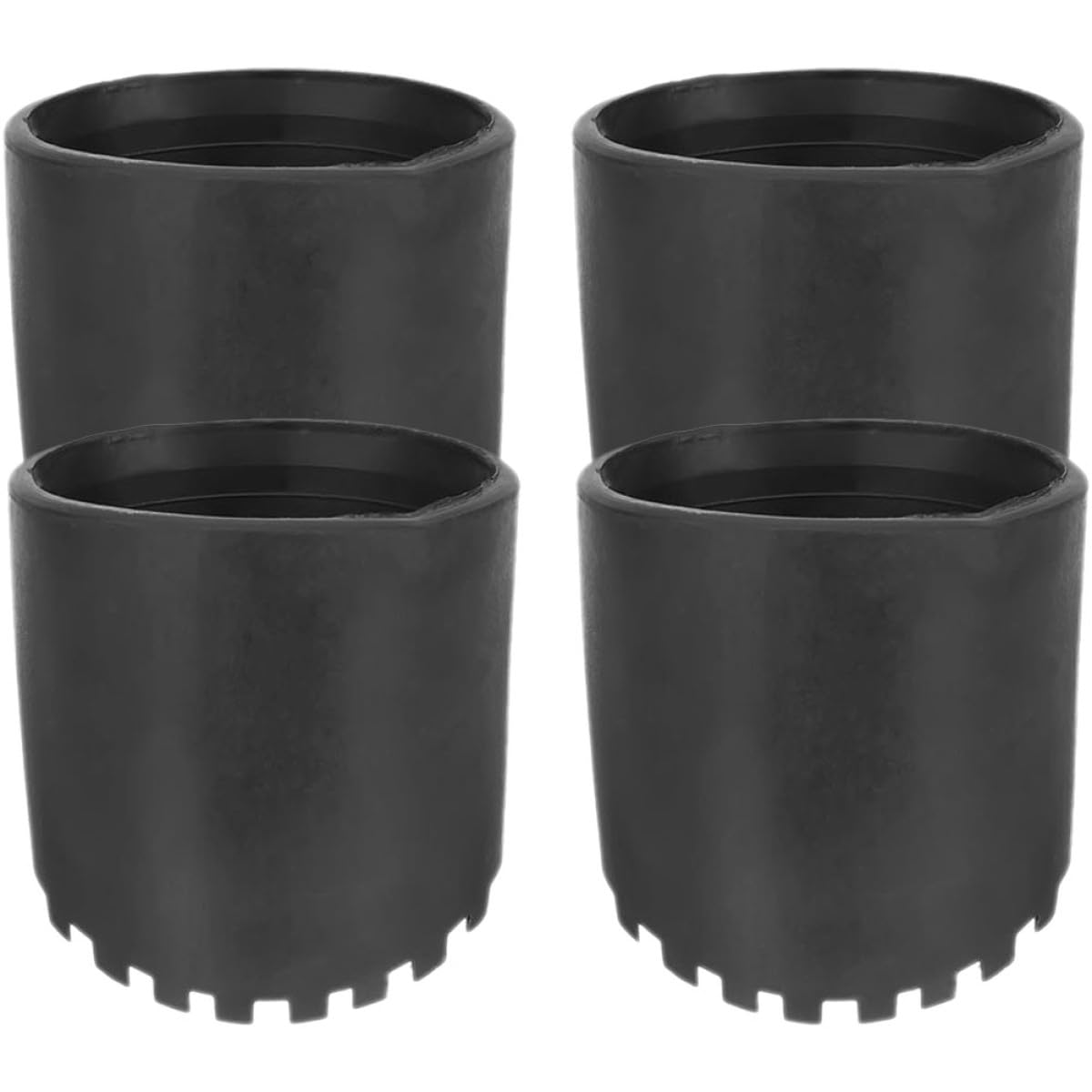 Embouts de pieds d'échelle 80 mm protecteurs en caoutchouc noir x4