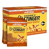 Honey Stinger Organic Gluten Free Salted Caramel Waffle, Energy Stroopwafel for Exercise, Endurance and Performance, Sports Nutrition for Home & Gym, Pre & Post Workout, 16.96 Ounces (Pack of 16)