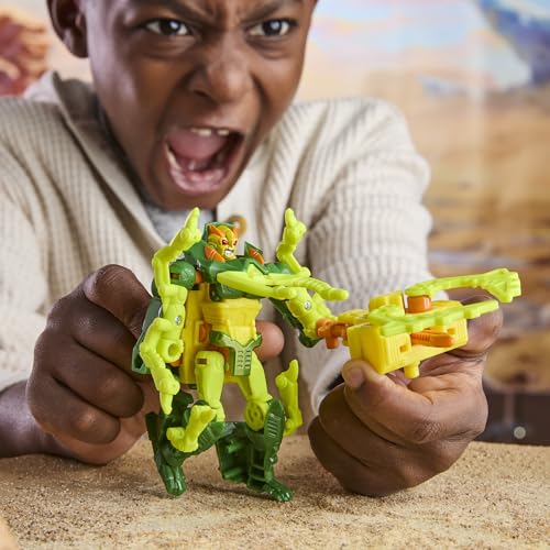 Transformers CYBERWORLD Chop Shop Armored Cyber Changers 4-Inch Action Figure, Quick Change to Insect Mode, Robot Toys for Boys and Girls 6 and Up - image 4