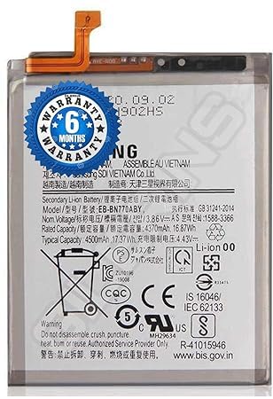 Image of Original EB-BN770ABY Battery for Samsung Galaxy Note 10 Lite N770F Battery with 6 Month Warranty**** (EB-BN770ABY)