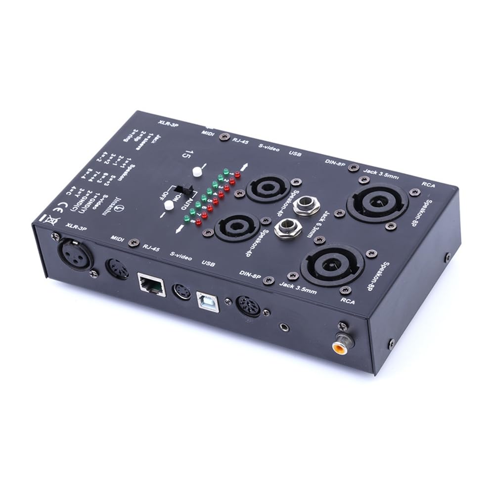 Littimoon Audio Tester Multi-Function Cable Audio XLR Signal Cable Tester for Measurement Cable Test Box