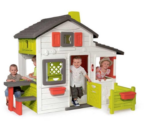 Preisvergleich Produktbild Smoby Friends House + Wippe Krokodil Grocroco