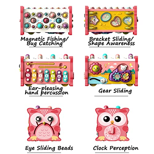 Brinquedos de martelar, jogo de pesca educacional Montessori Brinquedo de xilofone para 1 2 3 anos d