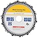 Grinder Disc Chain Plate 5inch Woodworking Chain Plate Wood Carving Disc Circular Saw Blade 14 Fine Tooth Grinder Disc Sanding Disc
