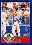 Mark DeRosa autographed baseball card (Atlanta Braves, FT) 2003 Topps #598 - Baseball Slabbed Autographed Cards