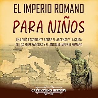 Diseño de la portada del título El Imperio romano para ni&ntilde;os