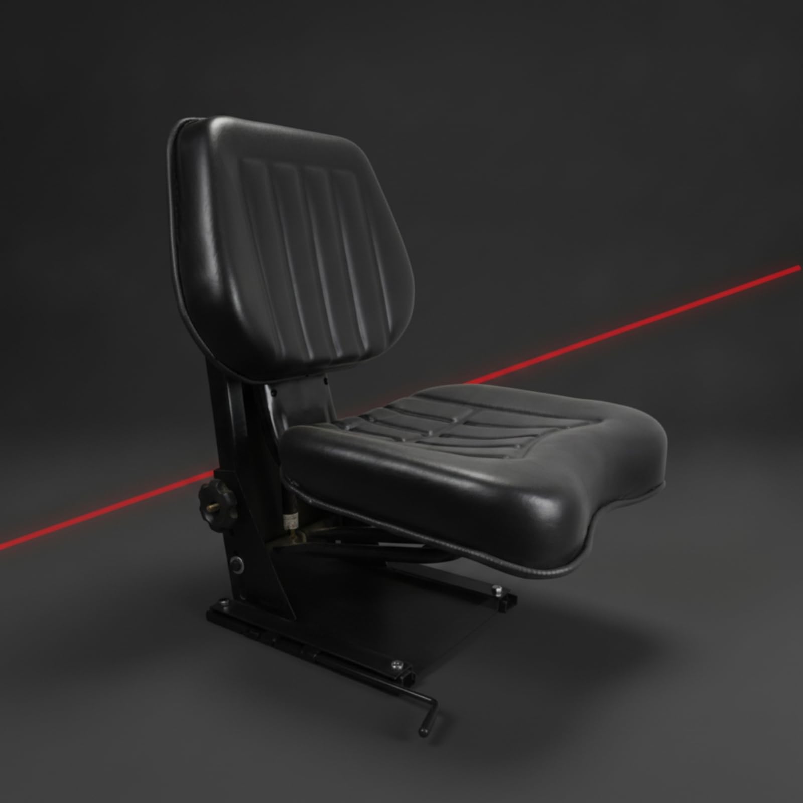 Asiento Suspensión con Respaldo Regulable Asiento con Suspensión Amortiguado para Agricultores