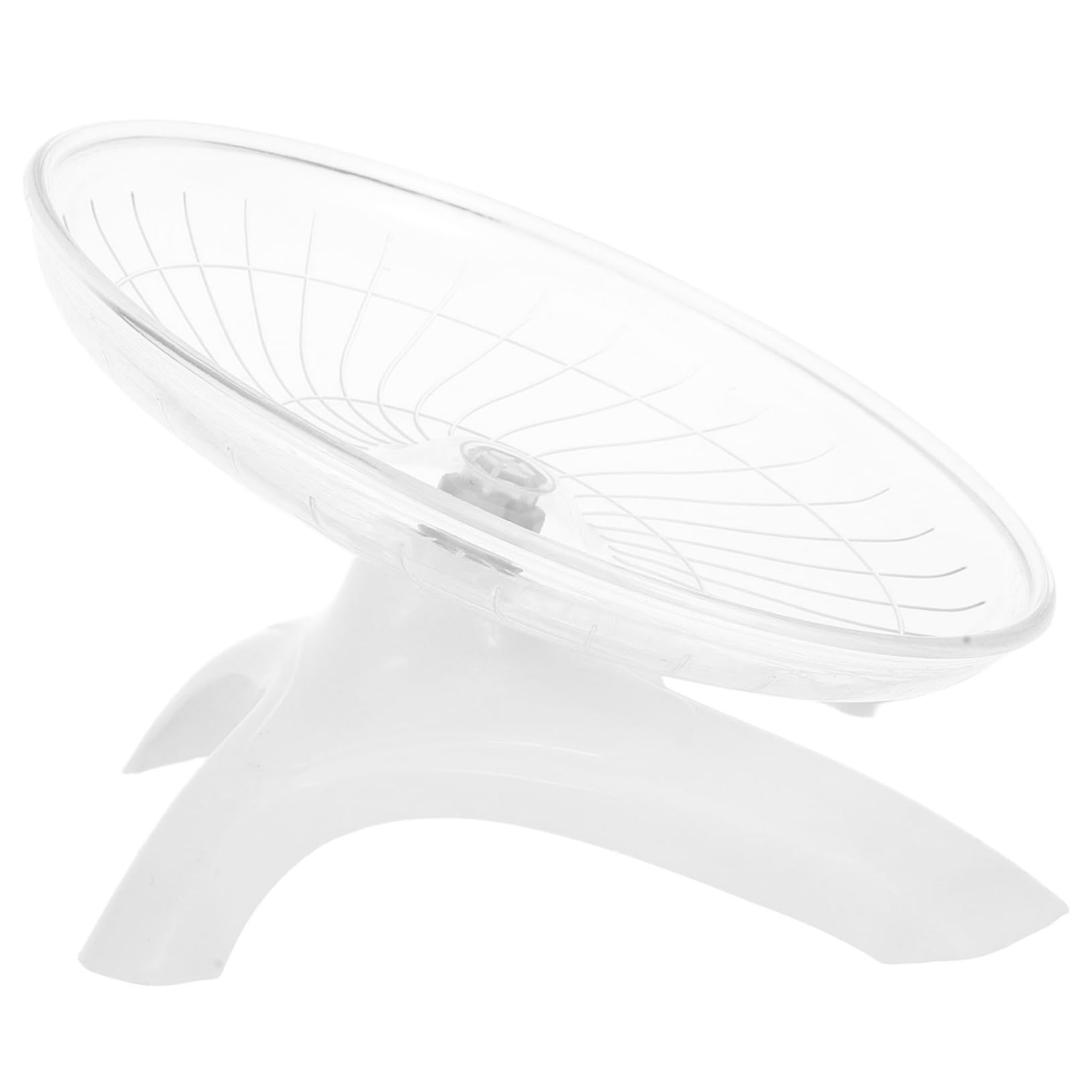 DECOMELODY Hamster Running Wheel Quiet Saucer Spinner Exercise Toys for Dwarf Hamster Gerbil Rat Chinchilla Cage Accessory Play Toy