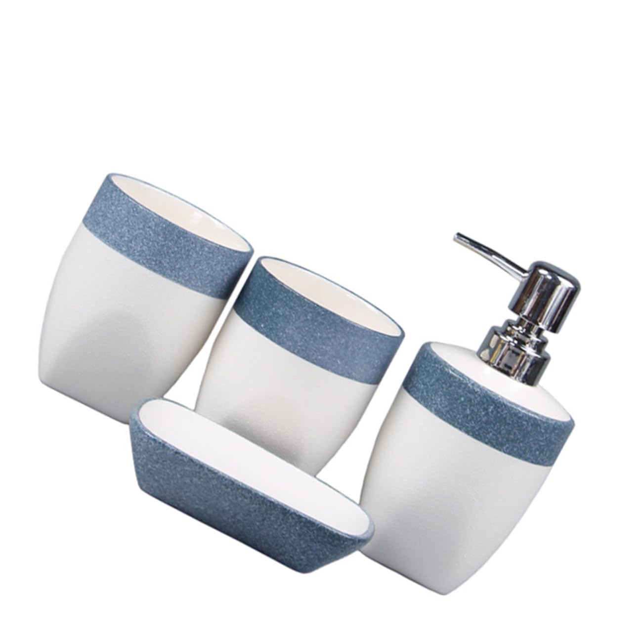 Set de baño cerámico antideslizante para hogar y suites de hotel