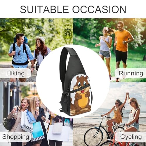 Bolso bandolera casual para trekking y deporte unisex miniatura 6