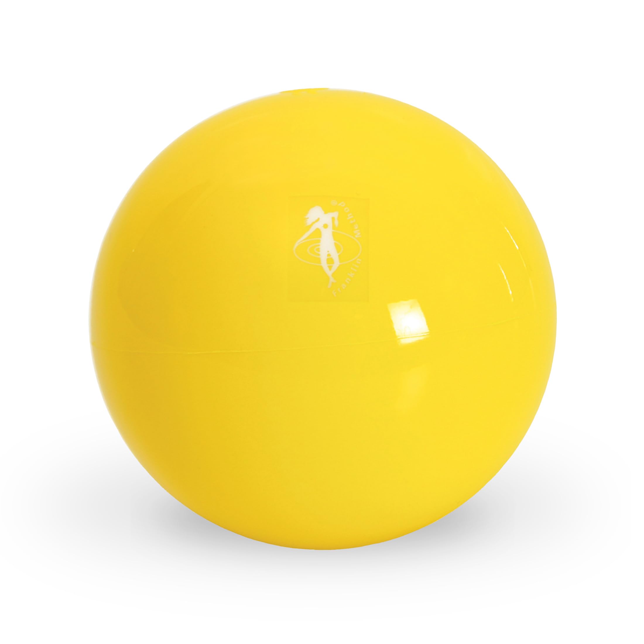 OPTP Franklin Method piłka do masażu powięzi, żółta wypełniona wodą, 10 cm, do łagodzenia napięcia i łagodzenia mięśni, piłka uwalniająca mięśniowo-powięziowa i środek łagodzący punkt nacisku