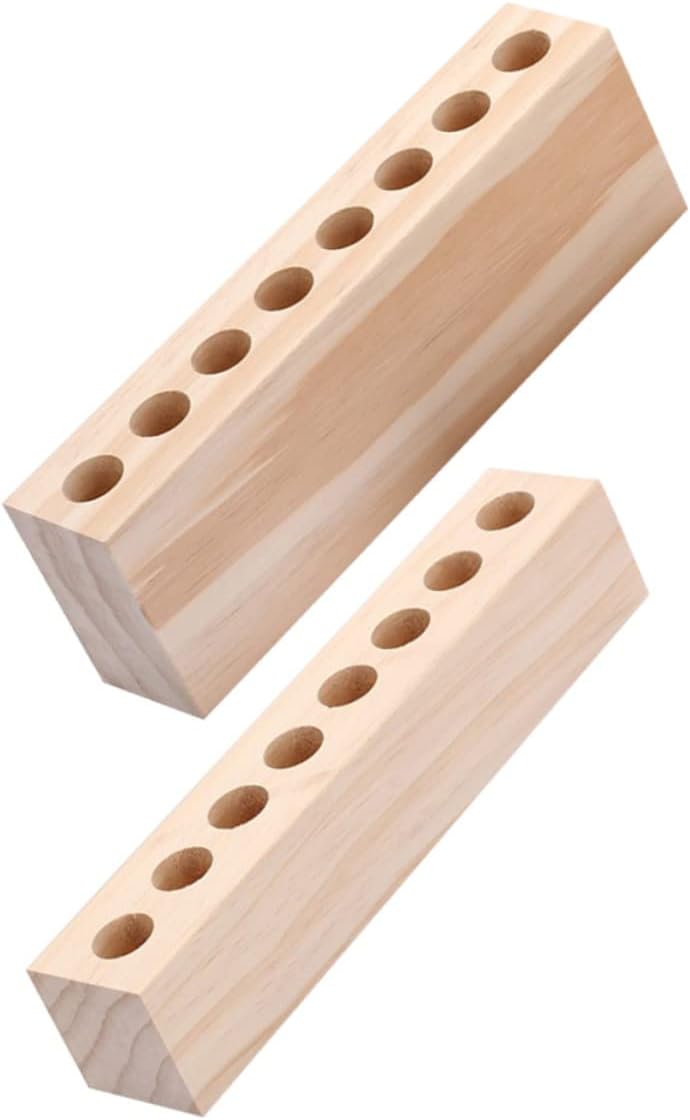 Alipis 2pcs Lipstick Makeup Brush Holder Lip Balm Holder