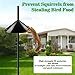 2 Packs Extra Large Squirrel Baffle for Bird Feeder Pole 18 Inches Outside Squirrel Guard Pole Mount Stopper Squirrel Snake Stopper