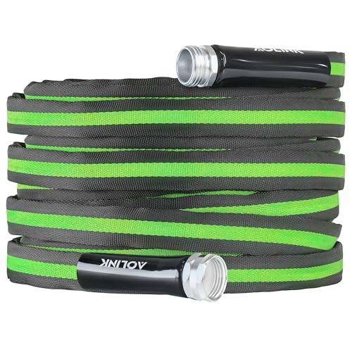 Image of RV Drinking Water Hose 50FT, Lead-Free, Fabric Reinforced, Lightweight, 3 /4 GHT Fitting, Abrasion Resistant