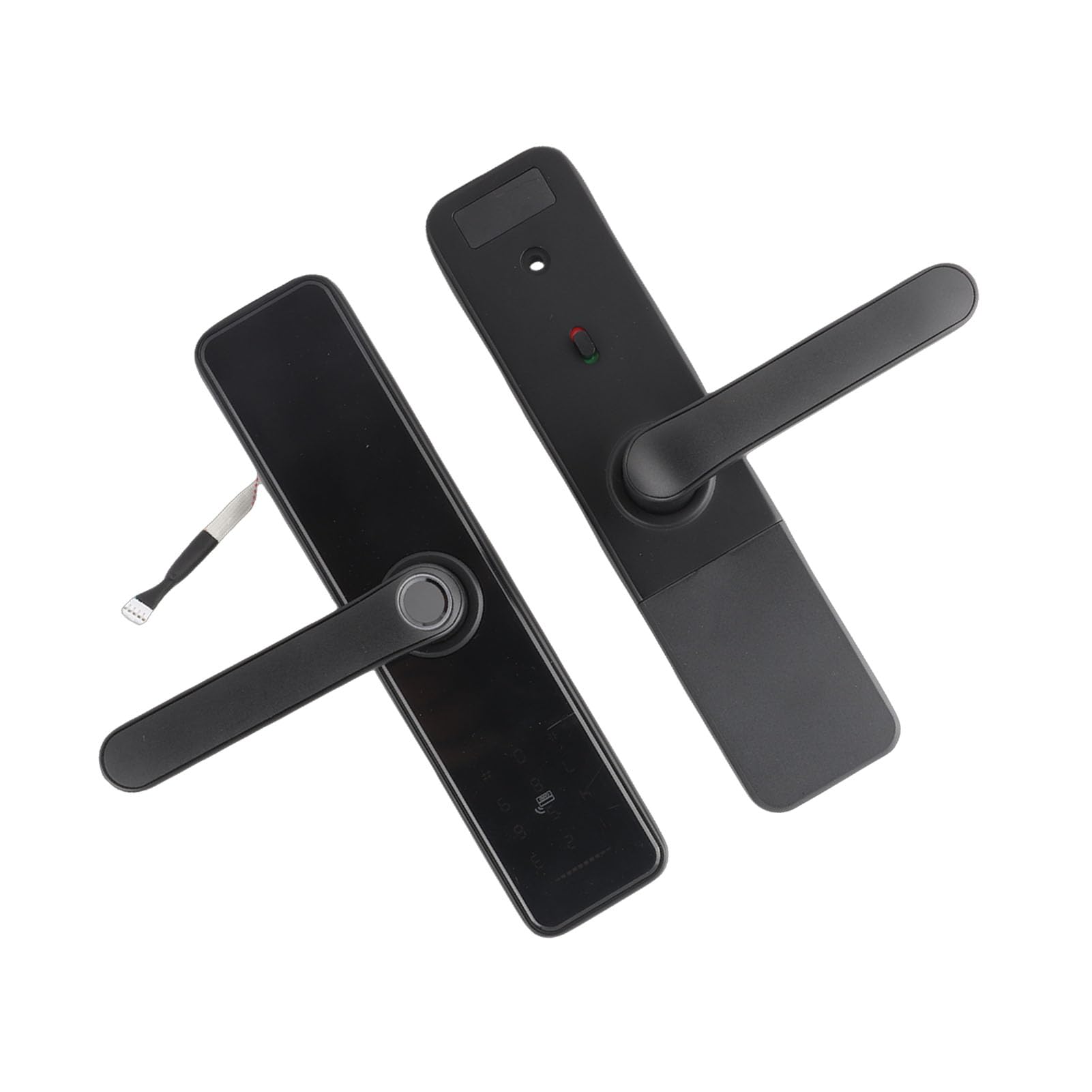 Alomejor Smart Fingerprint Door Lock with Keyless Entry | Costruzione durevole in zinco, opzione di alimentazione di emergenza, supporta più modalità di sblocco