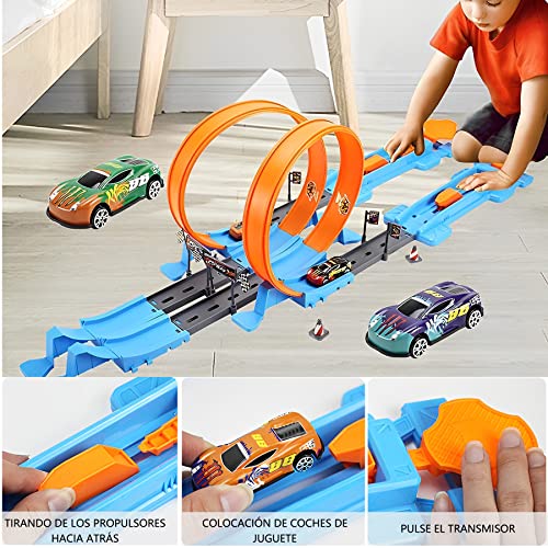 Carritos, Toy autopistas juguete Marca ANGECM8 (3)