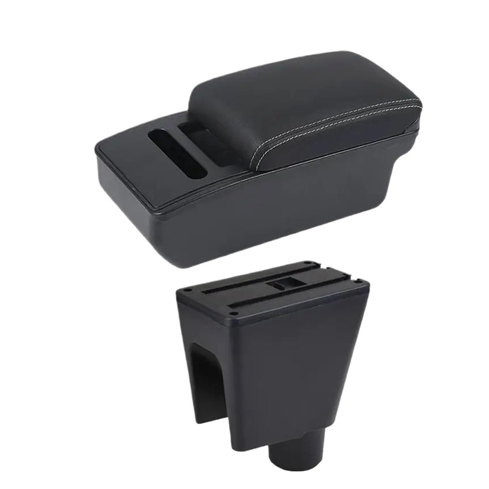 UMDJJU For Chevrolet For Spark 3 III For Aveo T200 Car Armrest Box For Arm Rest Center Console Storage Car Centre Console Armrest Box(B3 White Line)
