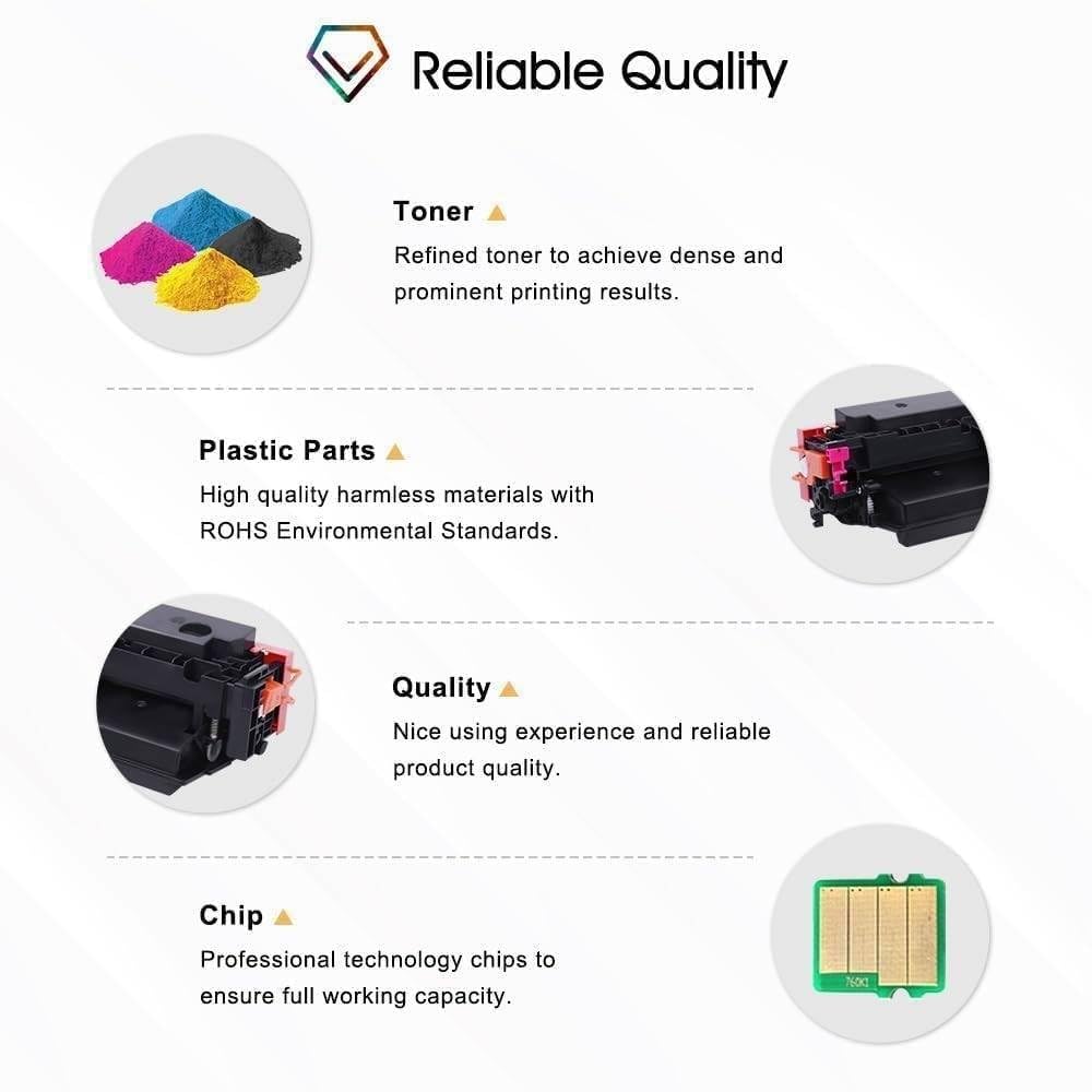 415X 415A MFP M479fdw Toner: Mit Chip Kompatible Tonerkartusche Ersatz für HP 415X Color LaserJet Pro MFP M479dw Toner M479fdw M479fnw M479fdn M454dw M454dn M479 W2030X W2031X W2032X W2033X 4PK
