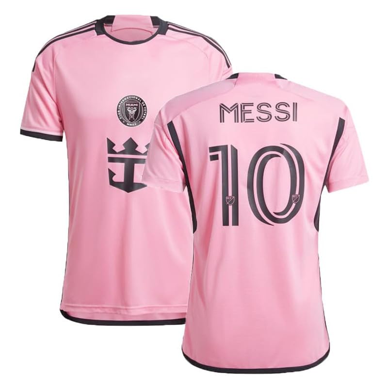 GenericSports Soccer Boys Football Jersey Argent Messi 10 Home Jersey T-Shirt 2023/2024 (Kids,Boys,Men)
