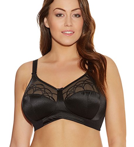 Elomi Women's Cate Soft Cup Bra, Black, 40B