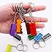 Mivofun 12 Pcs Building Block Keychain, 12 Colors Brick Keyrings for Birthday, Party Bag Fillings, Rewards, Party Supplies, Pendant, Decoration Gifts