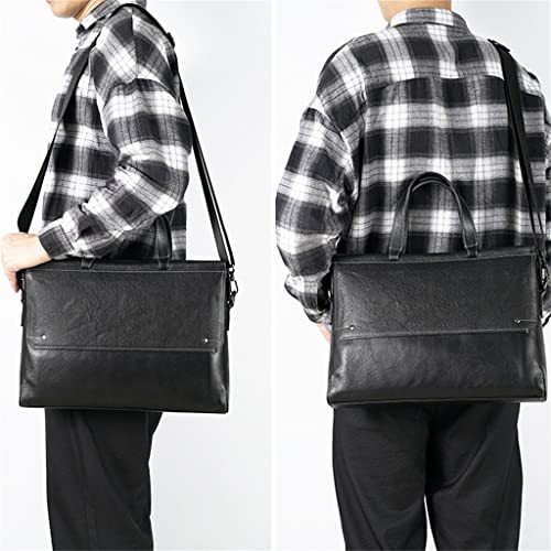 Handbag Horizontal Version of The Fashion Computer Briefcase Business Leisure Layer Cowhide Bag4