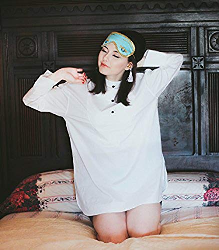 Utopiat Audrey Style Sleep Eye Mask & Tassel Earplugs Set Woman #TOP4