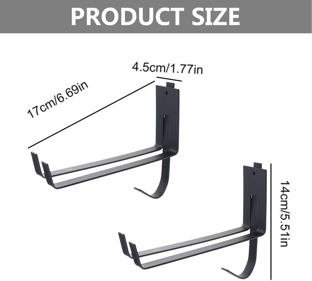 2Pcs Snowboard Display Mount Rack Surfboard Wall Rack Display Stand Indoor Storage Rack for Longboards and Shortboard