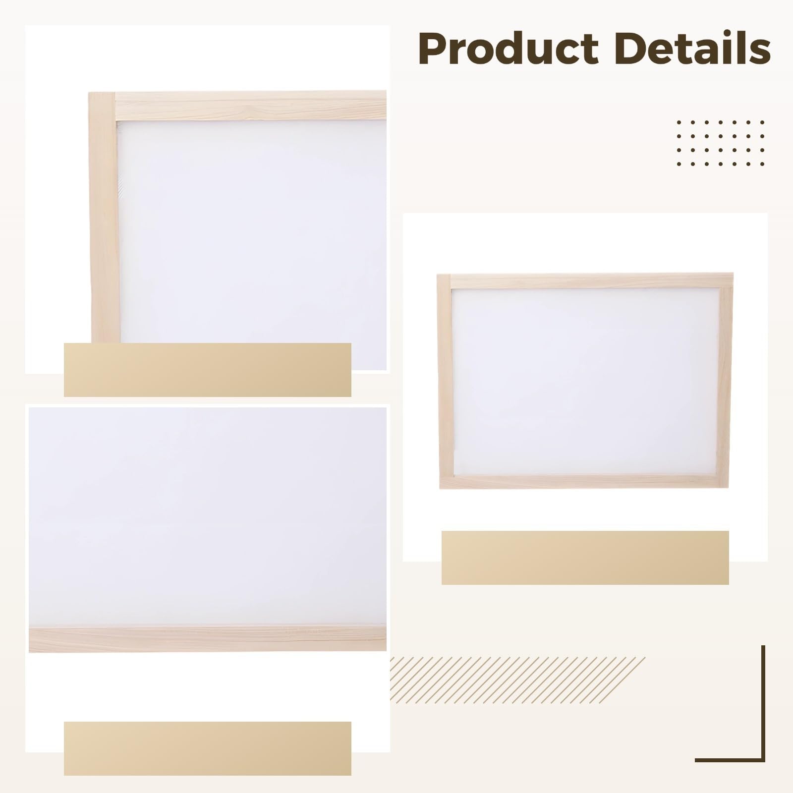 Bosreroy 12 X 16 Inch Wooden Screen Printing Frame, Includes Squeegee, Fine 160 Mesh, Ideal for DIY Paper and Fabric Crafting