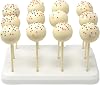 Chatelet Rectangle Cake Pop Stand Holder | Holds 12 Cake Pops | Flat Cake Pop Display Tray for Parties, Birthdays, Bake Sales & More | Durable & Reusable Cake Pop Mold Stand | Made in USA Rectangle