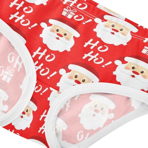 Joisal Christmas Cute Santa Claus Red Toddlers Underwear Floral 2t Cotton Girl Panties Cute Pattern Briefs Underpants4