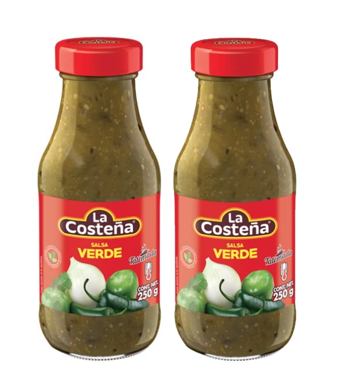 La Costena Green Lot de 2 salsa mexicaine moyenne 250 g
