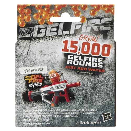 Image of Nerf Pro Gelfire Refill, 15000 Gelfire Rounds, for Use Gelfire Blasters, Outdoor Games for Ages 14 Up