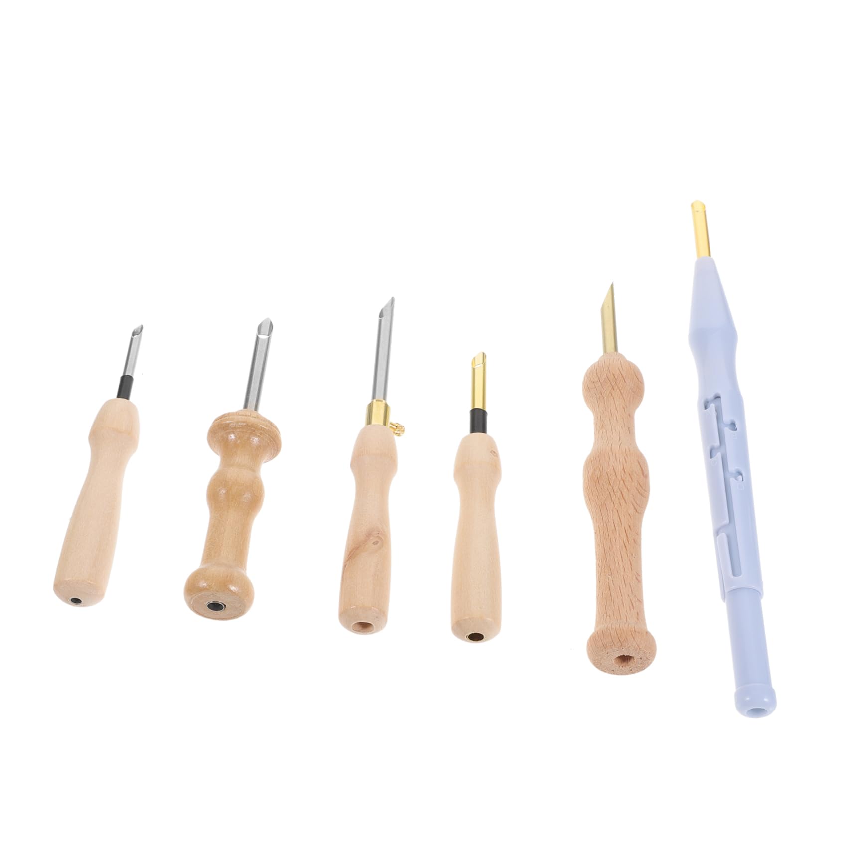 SHINEOFI 12pezzi Kit Di Aghi Per Punzonatura Con Manico Legno Di Strumenti Per Ricamo Aghi Per Feltro e Cucito Per Progetti Artigianali e Decorazioni Fatte Mano