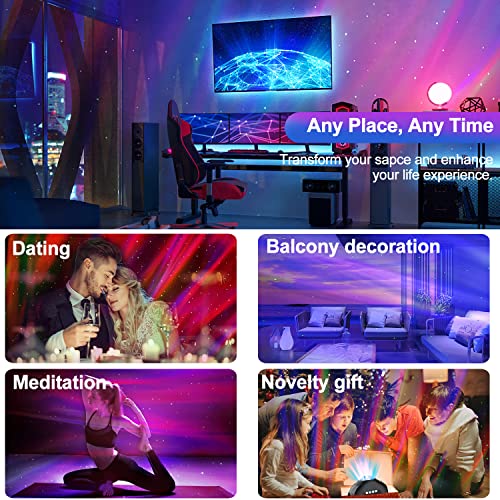 Cimelr Star Projector, Galaxy Light Projector For Bedroom Night Lights Aurora Projector For Kids Adults Bluetooth Speaker Living Room Decor #TOP5