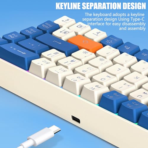 Teclado Gamer 60% Mecánico Con Cable Desmontable miniatura 3