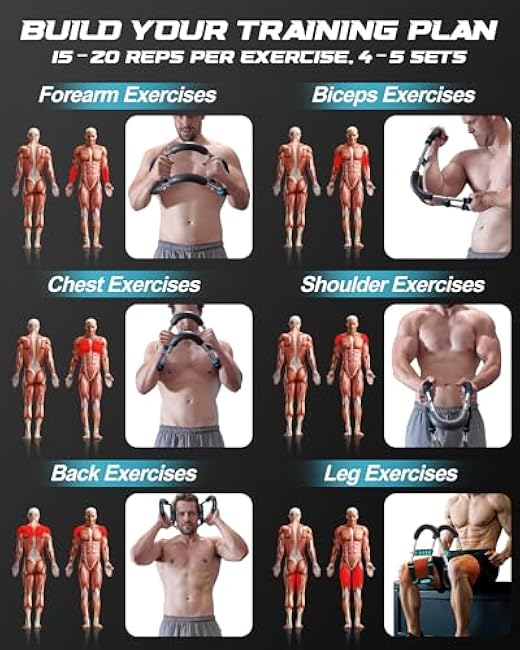 2025 Pro Twister Arm Trainer, Adjustable Power Twister Bar, Chest Shoulder Arm Workout Equipment, Portable Detachable Upper Body Fitness Machine for Home & Gym