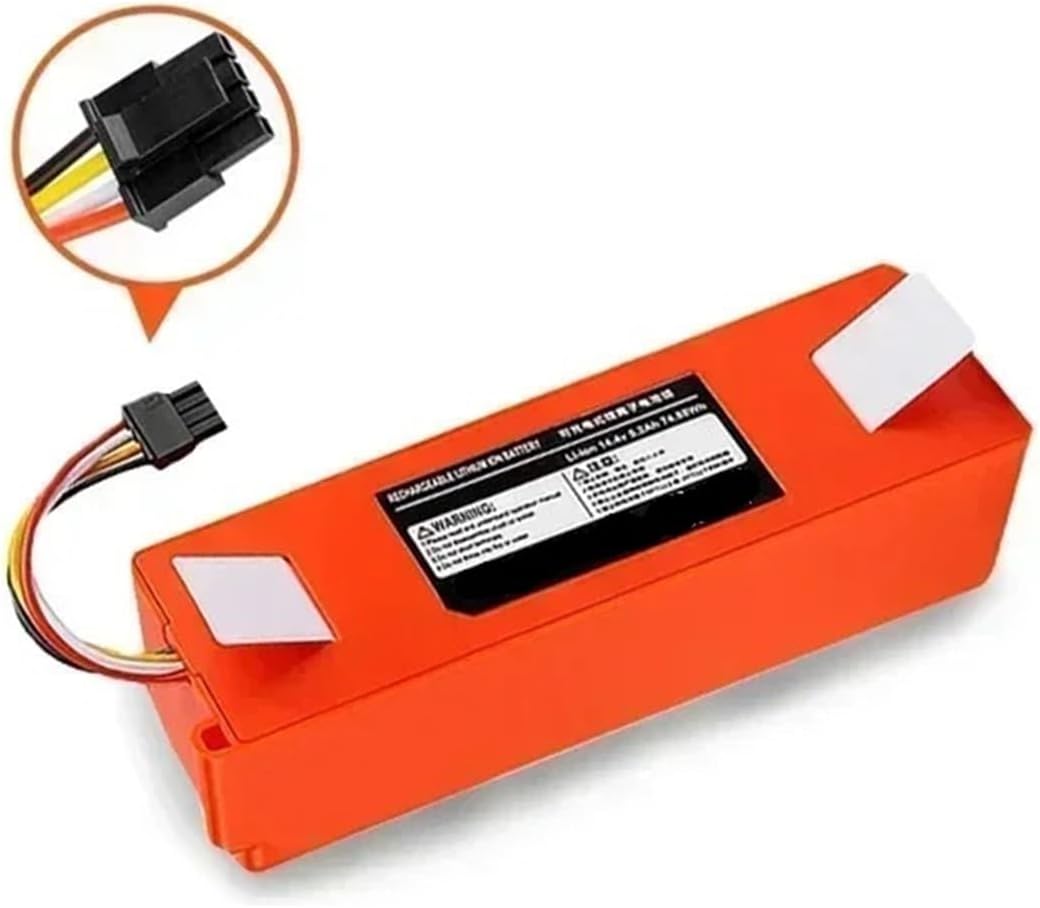 14.4V 5200mAh Sweeper Battery，Compatible For XIAOMI，Compatible For Roborock，S50 S51 S55 T60 Sweeping Mopping Robot Vacuum Cleaner Battery