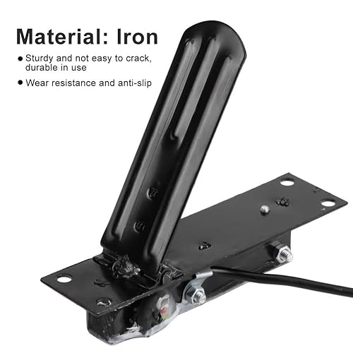 Miniatura 5 de Pedal de aceleración de 250 W 24 V Pedal de freno de control de velocidad de acelerador de hierro, apto para motor eléctrico, mini bicicleta, Quad