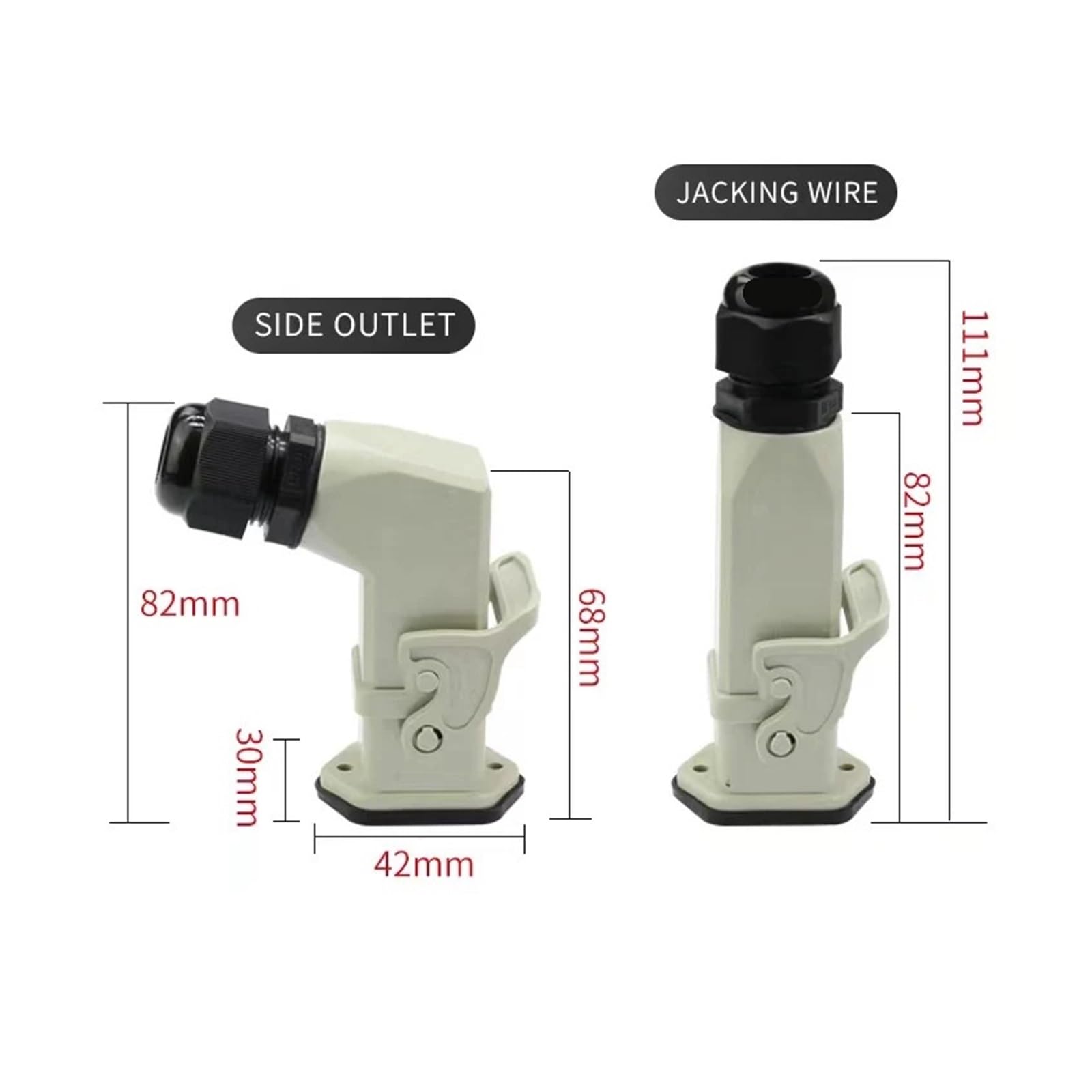 Heavy Duty Connector, HDC-HA, 5pcs