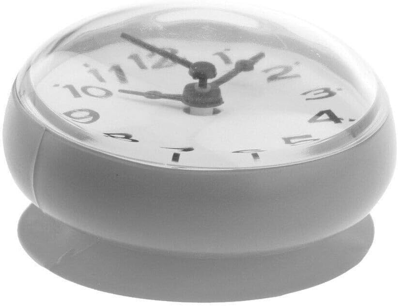 Home Decor 2pieces Shower Bathroom Kitchen Wall Clock Moistureproof Waterproof Gift