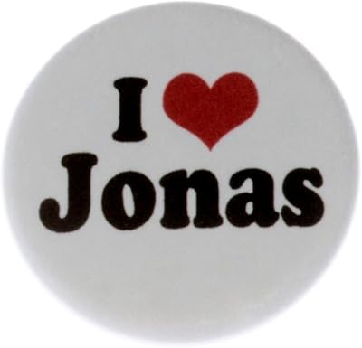 A&T Designs Unisex - I Love Jonas 1.25